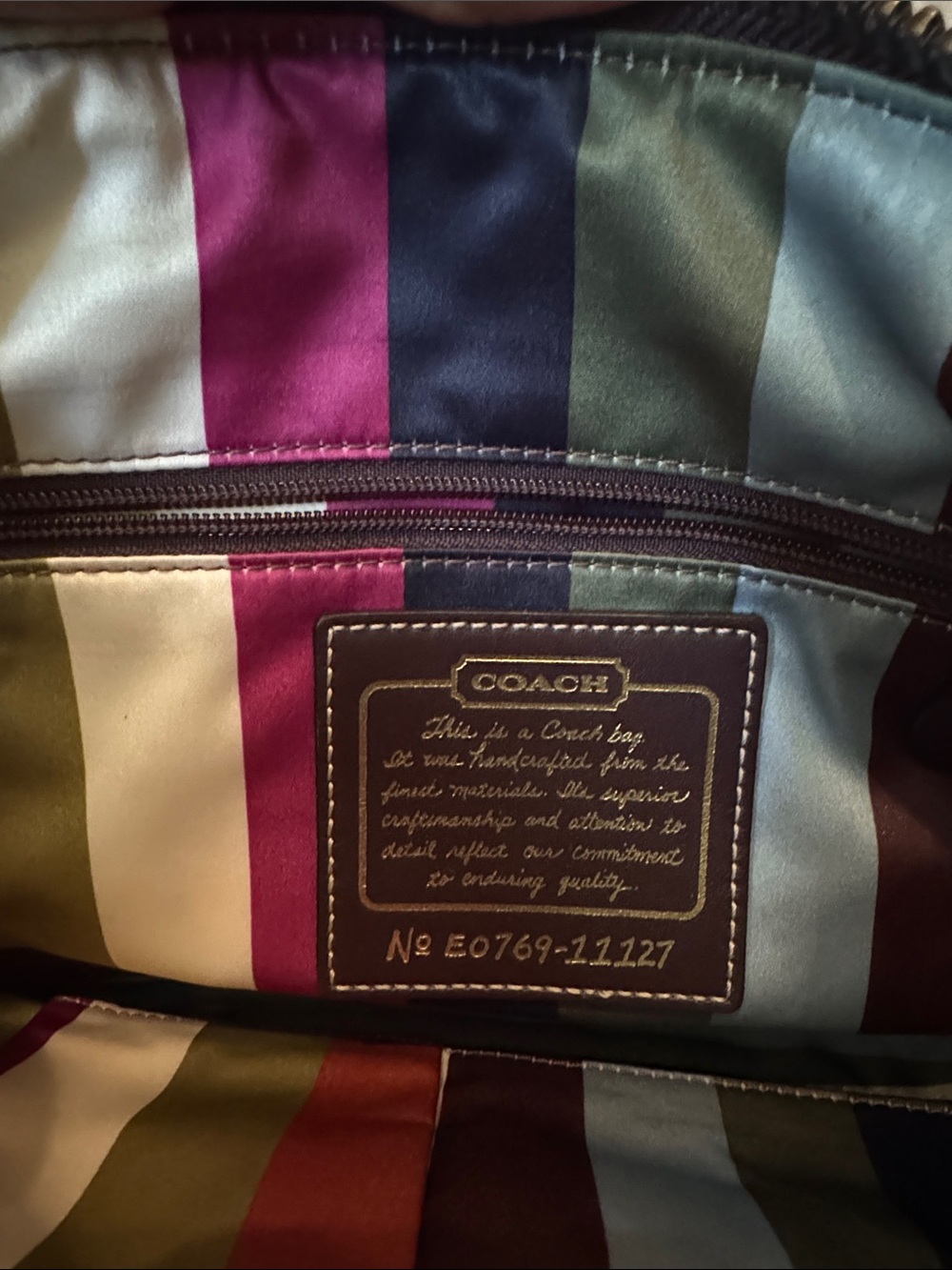 Coach 65th Anniversary Shoulder Bag - Picture 8 of 10